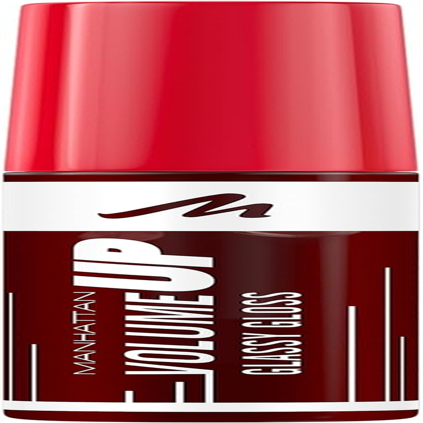 MANHATTAN Volume up Glassy Gloss Moisturising Lip Gloss for Fuller Looking Lips, Easy Application, Vegan Formula, 750 Frosted Berry 10 Ml image number 4