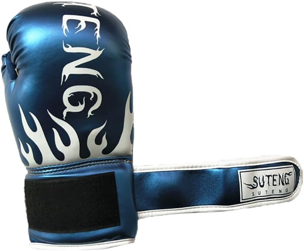 AIMALL Children Kids Boxing Sparring Training Gloves MMA Kick Boxing Punching Gloves - 3-12Y, High-Grade PU Leather & Sponge, Ventilated, Protective, 25X15X3Cm