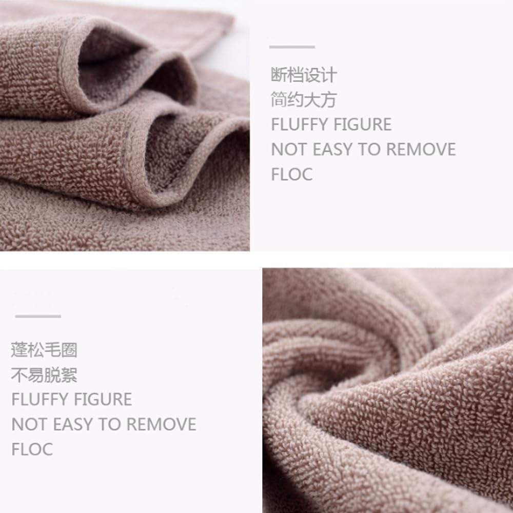 3 Pcs Cotton Hand Towels Set - Soft and Comfortable, Strong Absorbency, Multiple Color Options, Essential for Home Cleaning Blue/Gray/Beige image number 4