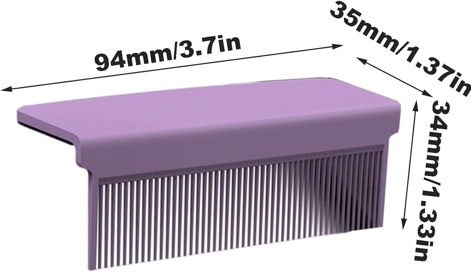 Vriusi Splint Hair Straightening Comb Tool, Comb Attachment for Flat Iron, Self-Adhesive Straightening Hair Styling Accessories, Professional Comb Attachment, Straight Hair Styling Tools image number 2