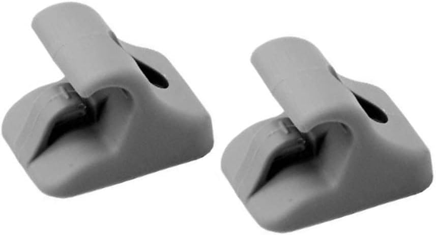 MAX COOL 2X Grey Interior Sun Visor Clips LH/RH Side Sun Visor Retainer Support Hook Clips Replacement Suitable for Hyundai I20 Getz 08-2015 Visor Clip image number 5