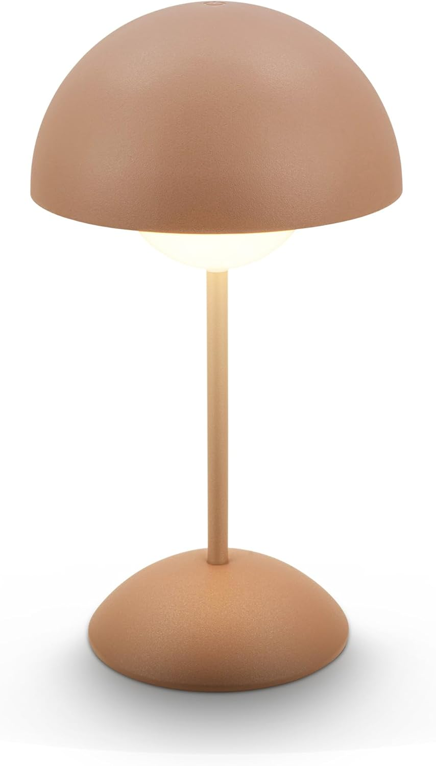 BRILONER - LED Table Lamp Wireless IP44 with Touch, Dimmable, Battery Exchangeable, Bedside Lamp, Reading Lamp, LED Lamp, Camping Lamp, Table Lamp, Battery Lamp, Outdoor Lamp, 16 X 29 Cm (Dxh), Coffee image number 4