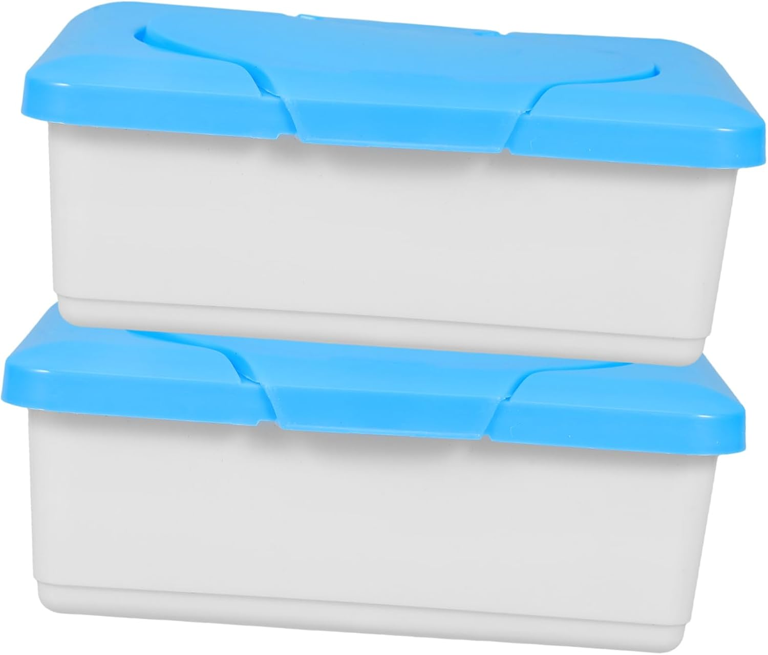 BESTOYARD 2Pcs Cleansing Towel Box Portable Wipes Holder Lid Travel Nursery Organizer Plastic Dispenser for Wipes Face Towels Toilet Tissues image number 5
