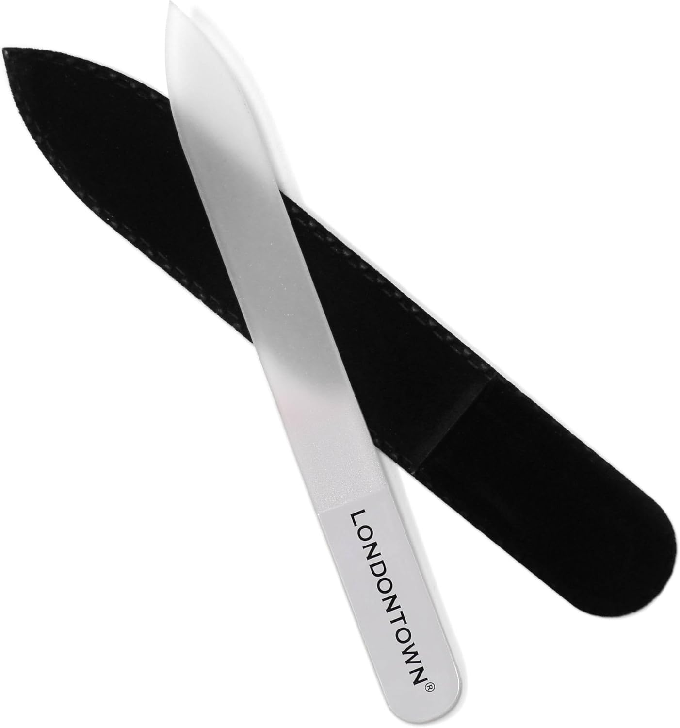 LONDONTOWN Black Glass Nail File, 0.48 Oz.