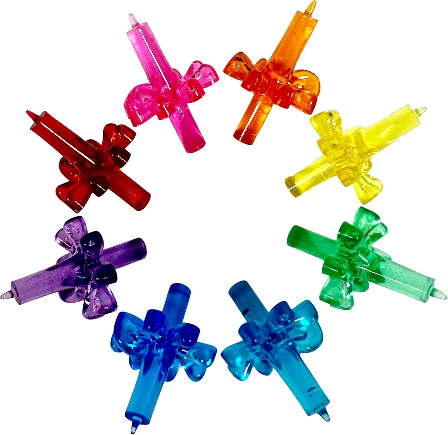 National Artcraft Candle Blossom Ceramic Christmas Tree Light Ornaments - (90/Pack) image number 2