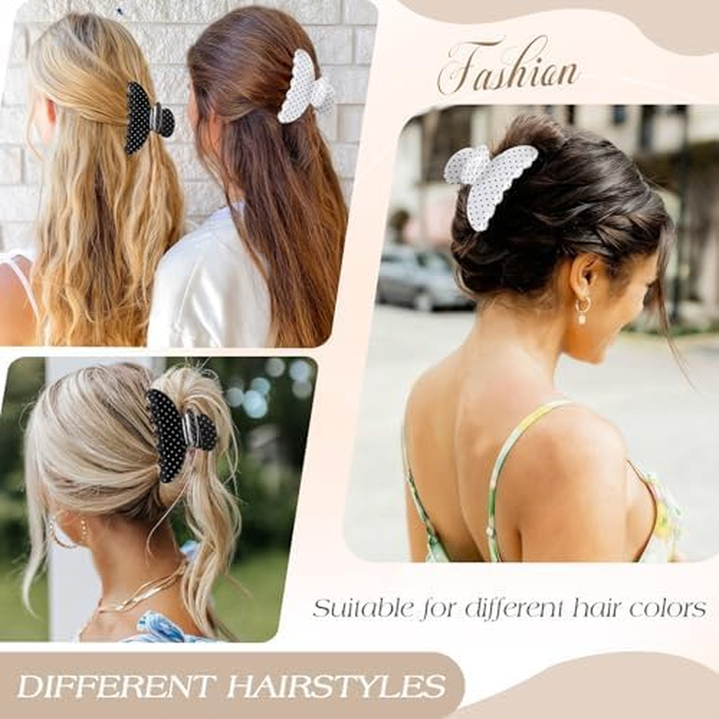 Xanthelle Hair Clips, 2 Pack Hair Clip & Large Hair Clips, Strong Claw Clip Hair Clip for Women Thick Hair Updo & Everyday