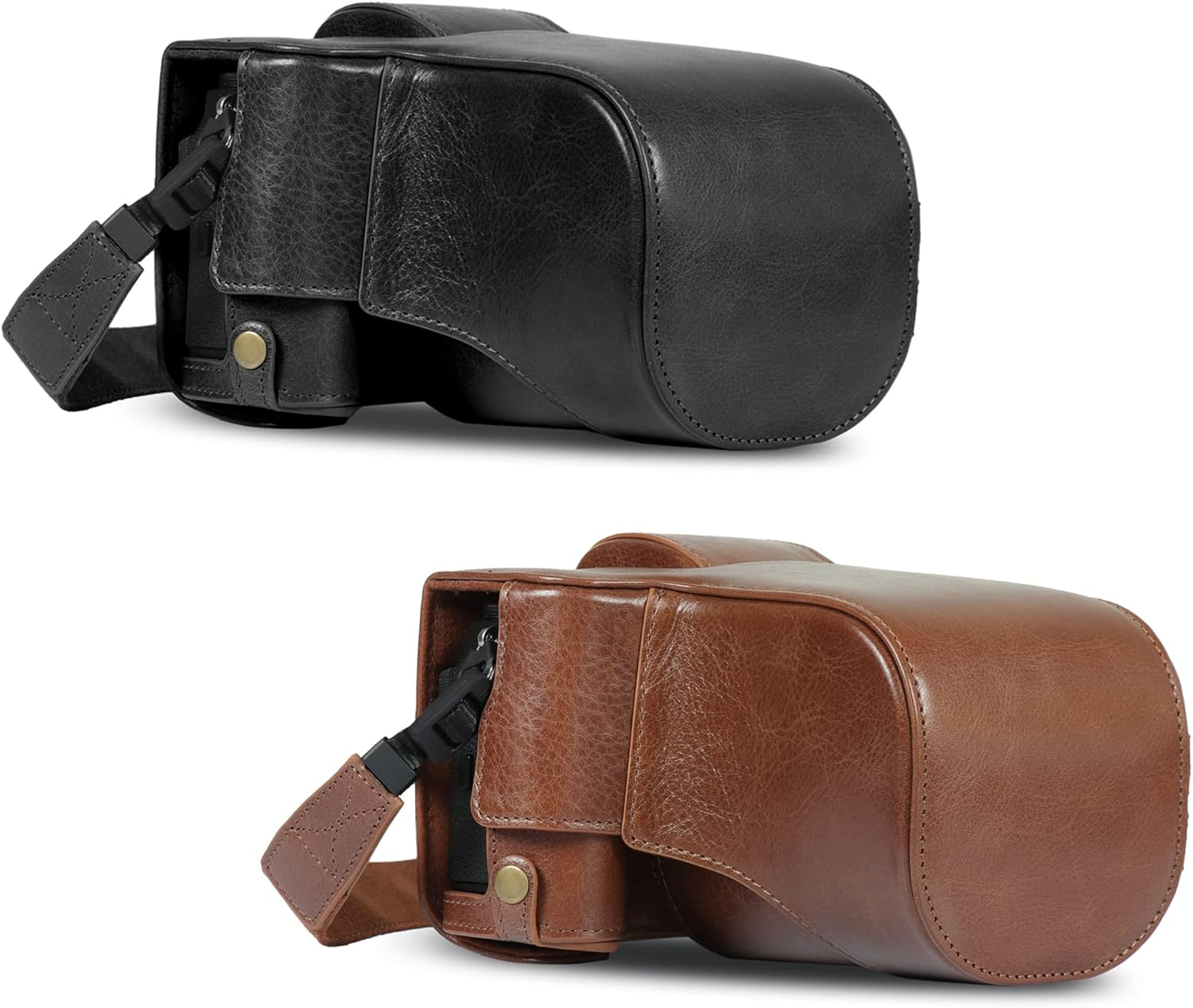 Megagear Ever Ready Genuine Leather Camera Case Compatible with Fujifilm X-T5 image number 6