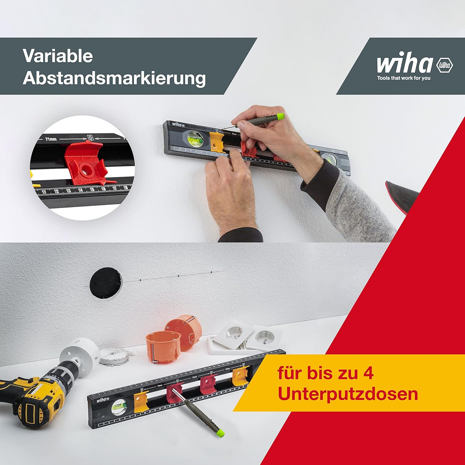 Wiha SB 246-91 Electrician'S Spirit Level image number 5