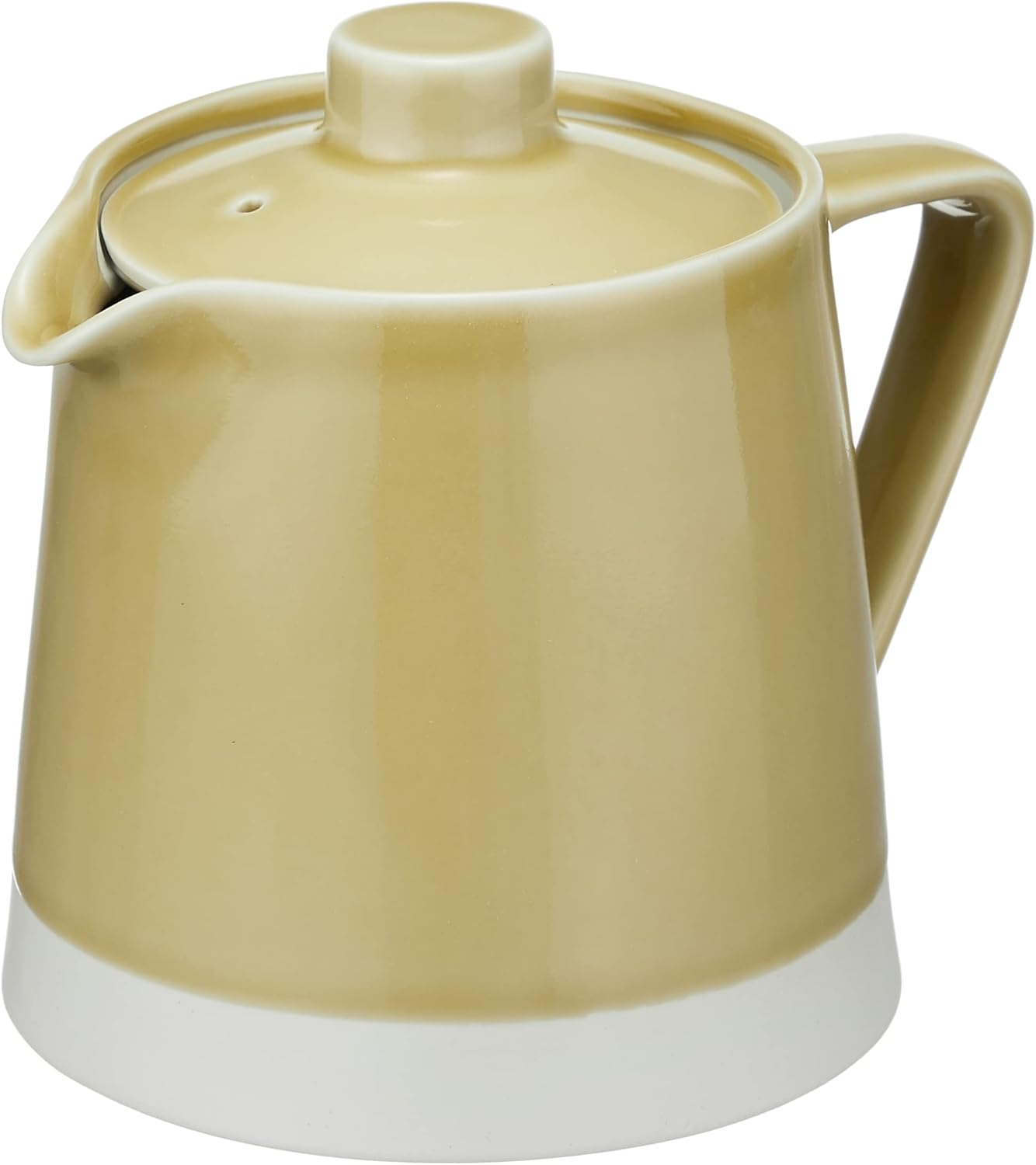 Hasamiyaki 19586 Essence Stainless Steel Tea Strainer Set, 16.9 Fl Oz (500 Ml), Brown, Plain, Candy Glaze, Stylish, Teapot, Made in Japan, Tea Pot, Porcelain image number 1