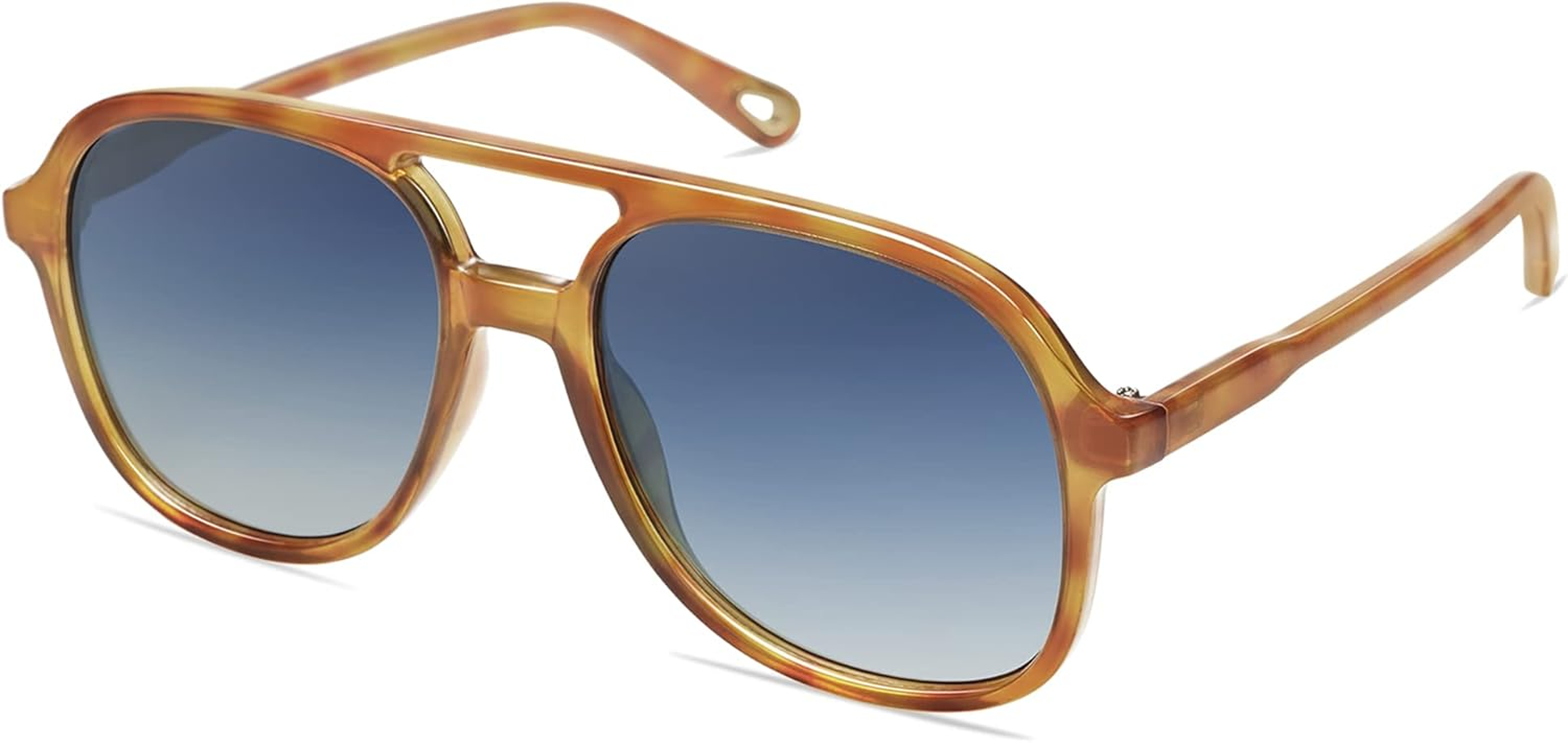 SOJOS Retro Polarized Aviator Sunglasses Womens Mens Classic 70S Vintage Trendy Square Aviators SJ2174