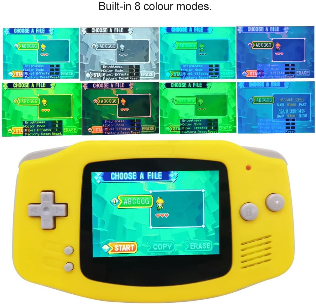 HISPEEDIDO V5 Screen Backlight Backlit LCD Replacement Mod Kits, Touch Control High Brightness IPS for GBA Game Boy Advance NO NEED CUT Shell Case Easy Installation image number 3