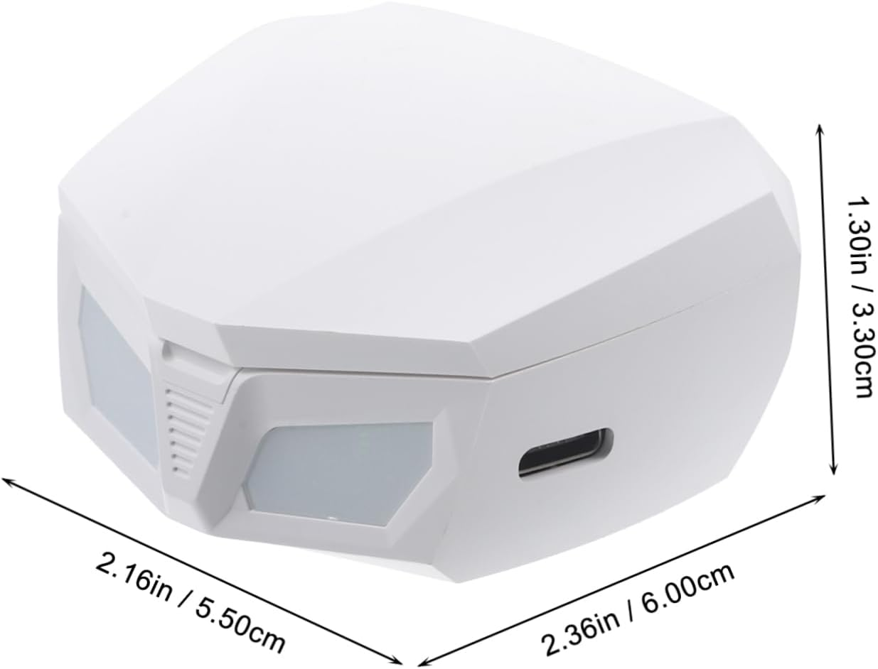 TEHAUX High Resolution Wireless Earbuds Built Mic Gaming Headphones for Phone Surround Sound Lightweight image number 2