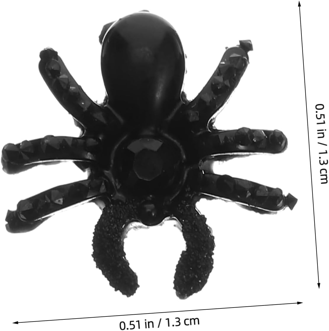Healeved 750Pcs Halloween Nail Charms Dark Style Animal Spider Nail Art Charms for Manicure Parties Cosplay Carnivals Halloween Accessories image number 4