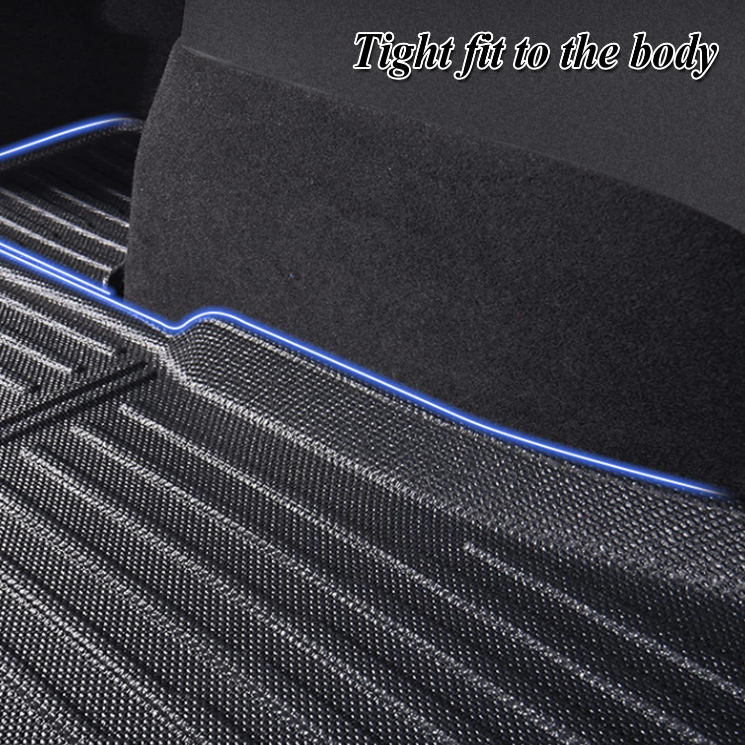 Yotsuba for Tesla Model Y Cargo Mat Front Rear Trunk Toolbox Tray Mat Set Well Storage, for Tesla Model Y 2020-2025 April (Not for Juniper) image number 2