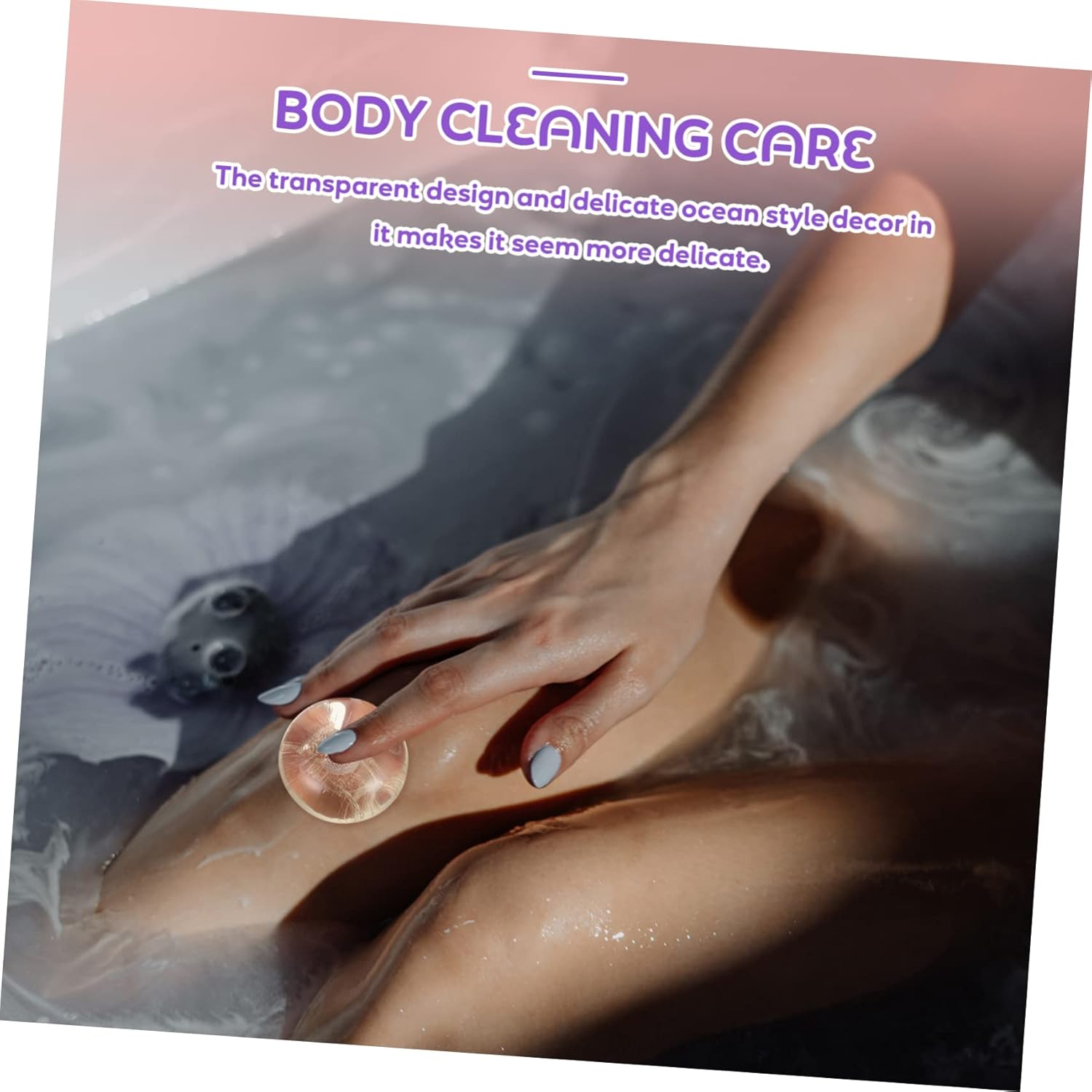 FOYTOKI Hydrating Acid Soap Gentle Cleansing Bar Glycerin Formula Ocean Theme Face Body