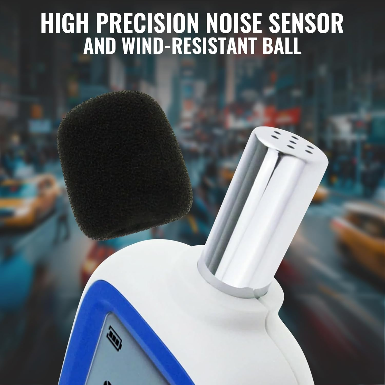 Decibel Meter Bluetooth Digital Sound Level Meter with APP Datalogger, 30-130Dba Wireless SPL Meter High Accuracy, 20,000 Records, Max/Min/Hold, Alarm &ndash; Noise Tester for Home, School, Factory and Etc. image number 2