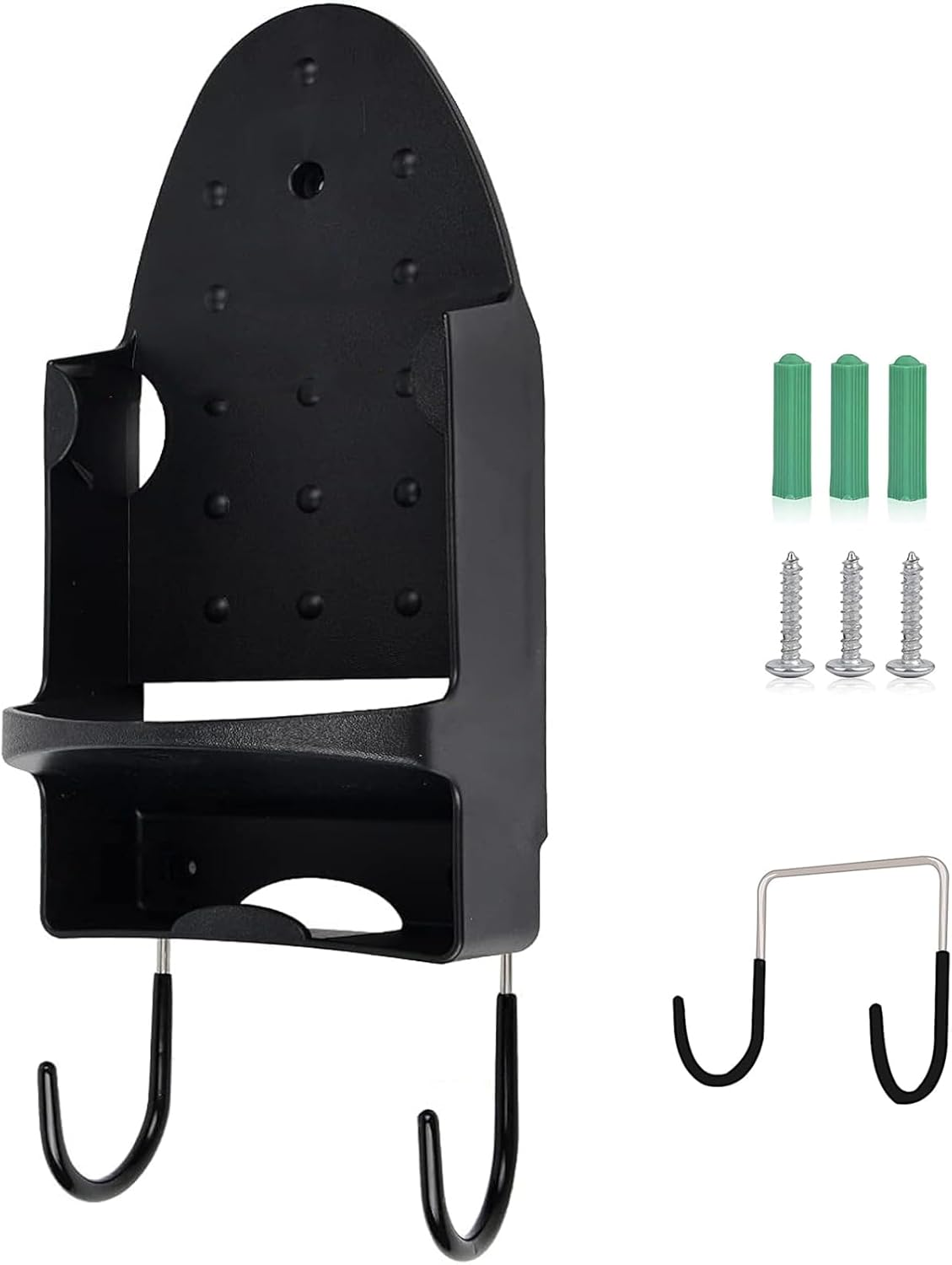 Oranlife Wall Mounted Ironing Board Rack Electric Iron Holder Household Bathroom Shelf