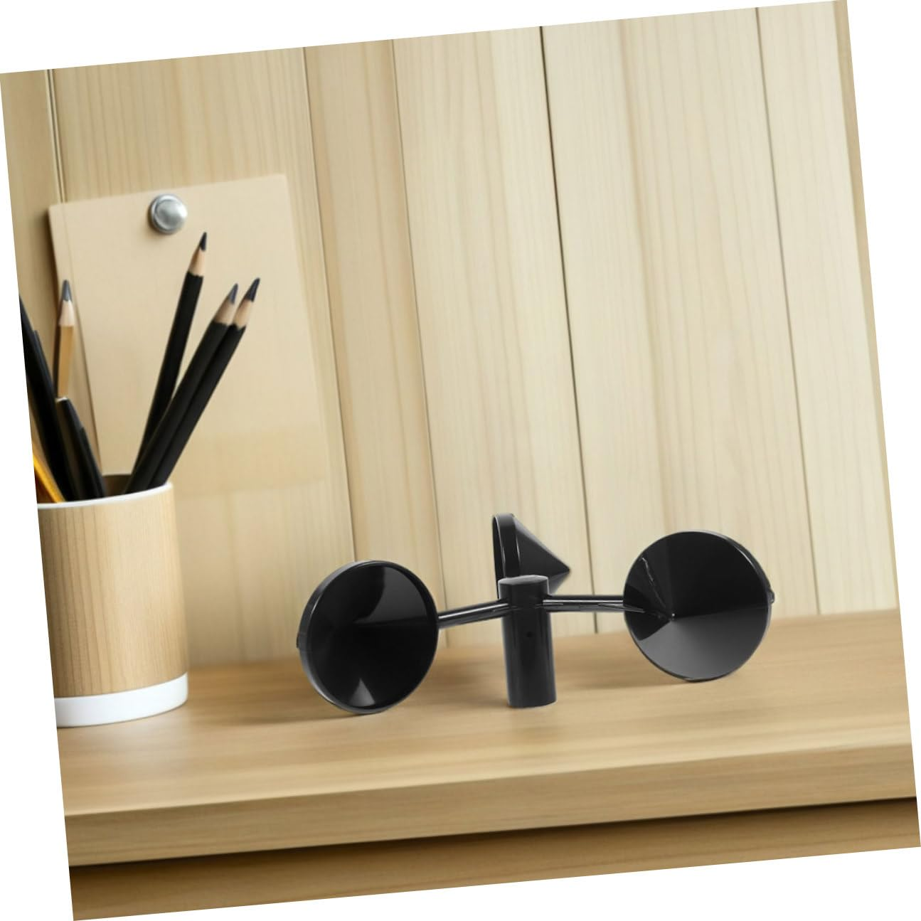 TEHAUX 3Pcs Metal Anemometer Cups Wind Speed Replacement for Outdoor Meteorological Monitoring Airflow Measurement Tool with Quick Response for Wind Energy and Aerospace image number 2