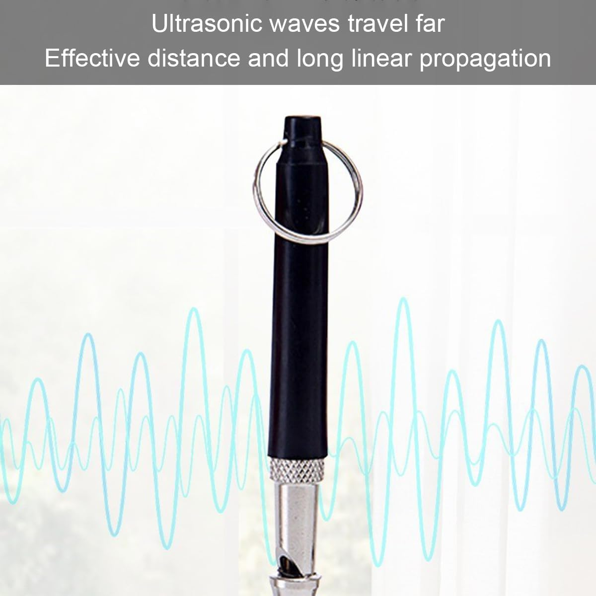 Dog Whistle against Barking, Dog Whistle High Frequency Silent, Dog Whistle Recall and 1 Dog Disc, for Stop Barking and Training Your Dog, with a Lanyard, 2 Pieces image number 5