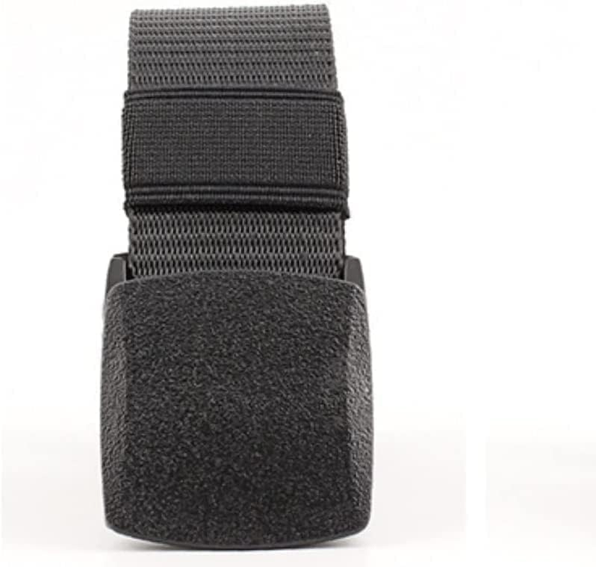 Fabric Belt Women/Men 120Cm Nylon Belts Canvas Belt Jeans Buckle, Adjustable Belt Strap Black image number 2