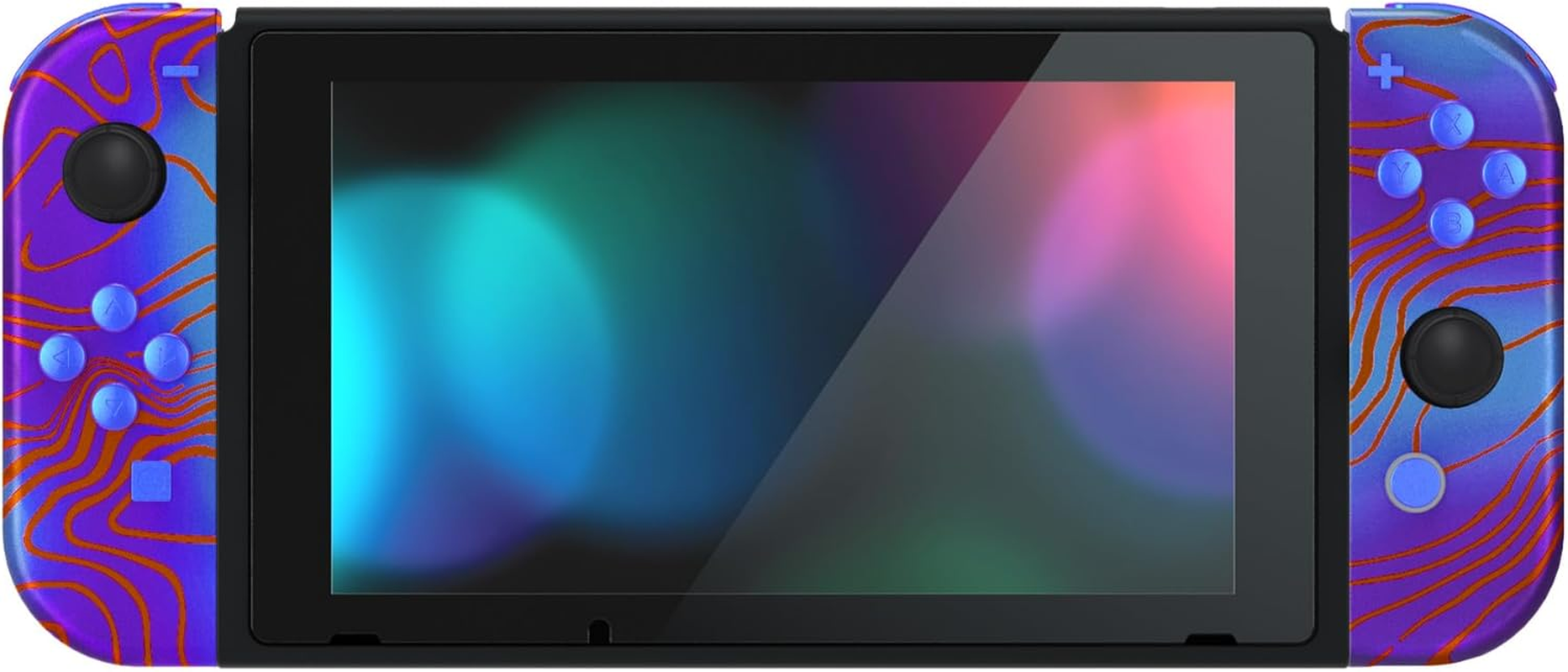 Extremerate DIY Replacement Shell Buttons for Nintendo Switch, Back Plate for Switch Console, Housing with Full Set Buttons for Joycon Handheld Controller - Damascuscamo image number 4