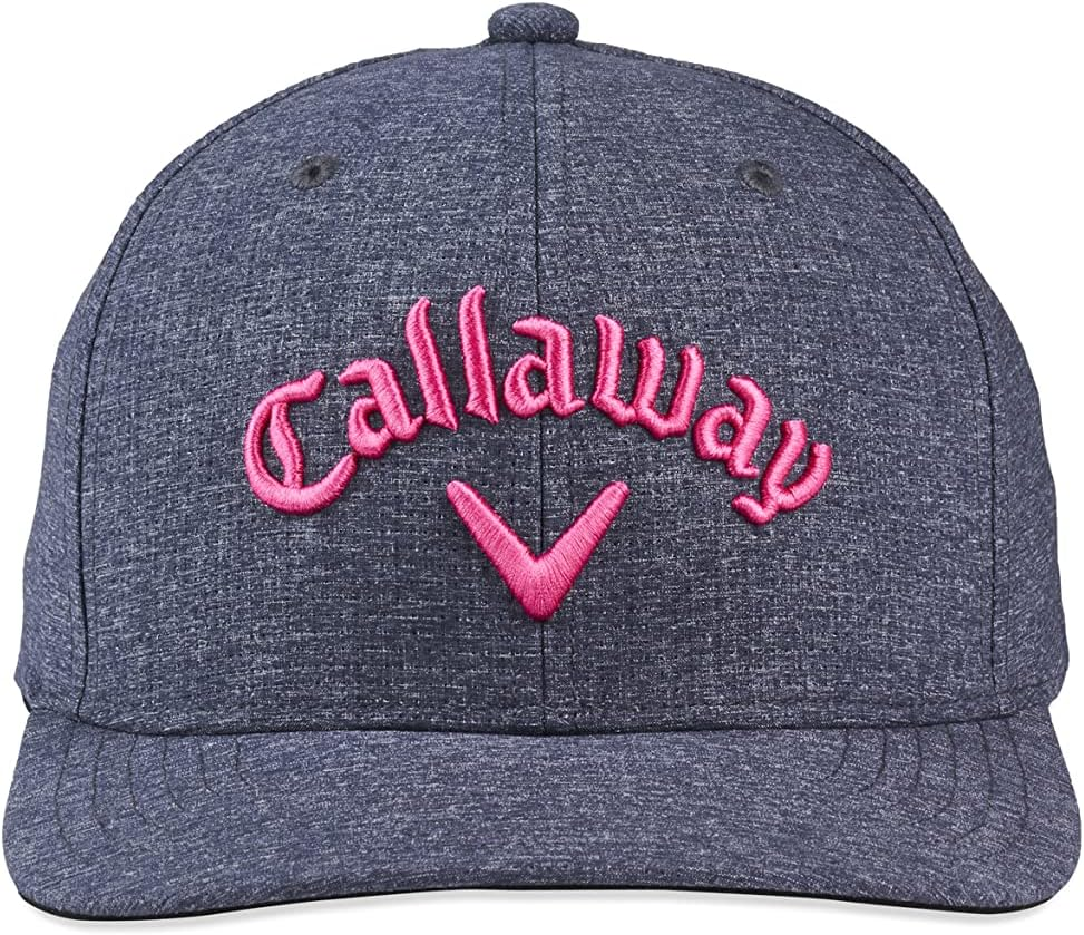 Callaway Men'S Hw Cg Tour Perf No Logo 22 Cap - Black Heather/Pink image number 3