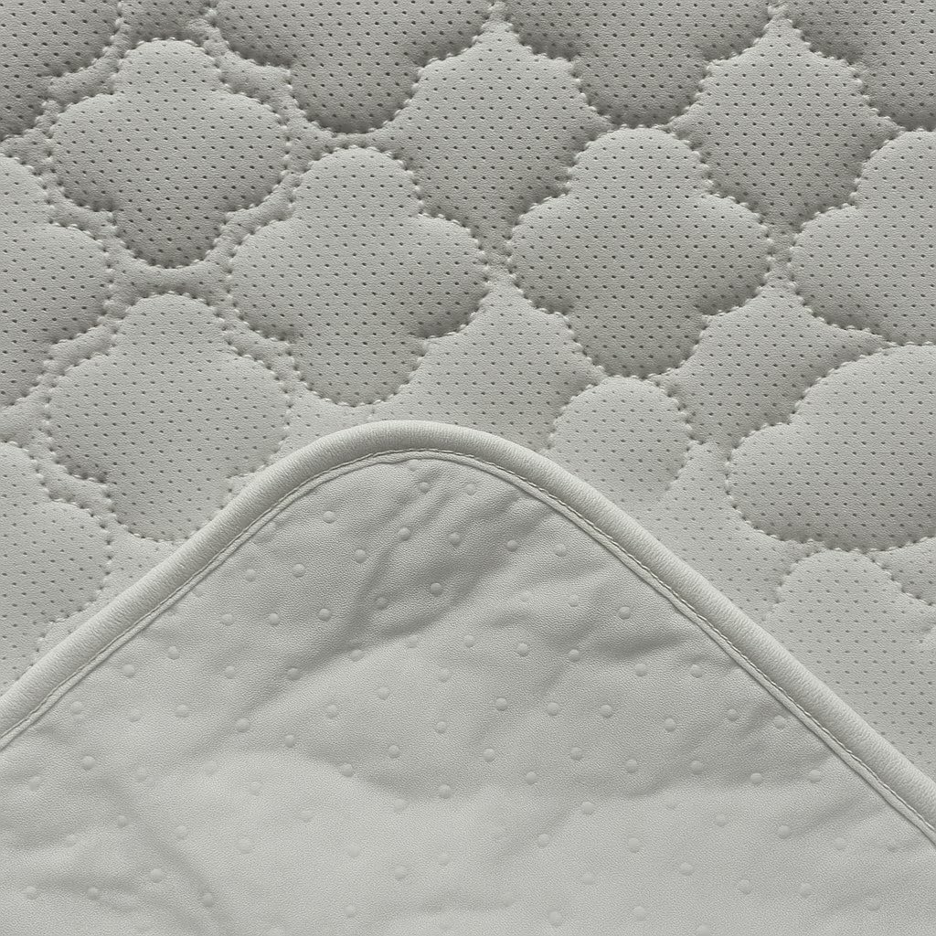 Blue Snail 3D Mesh Changing Pad Liner - Waterproof Layer, Quick-Drying Surface for Baby Diaper Changing - 13"X27" White image number 3