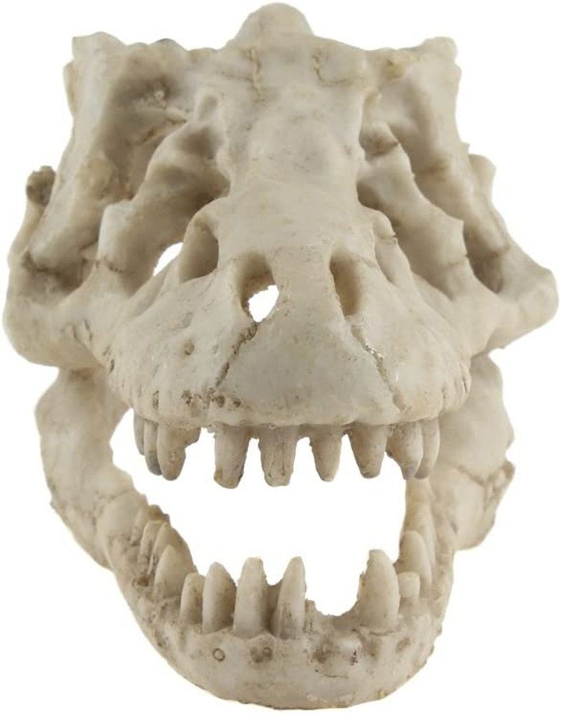 Emours Reptile Hideout Skull Vivarium Aquarium Fish Tank Ornament Cave Decoration image number 1