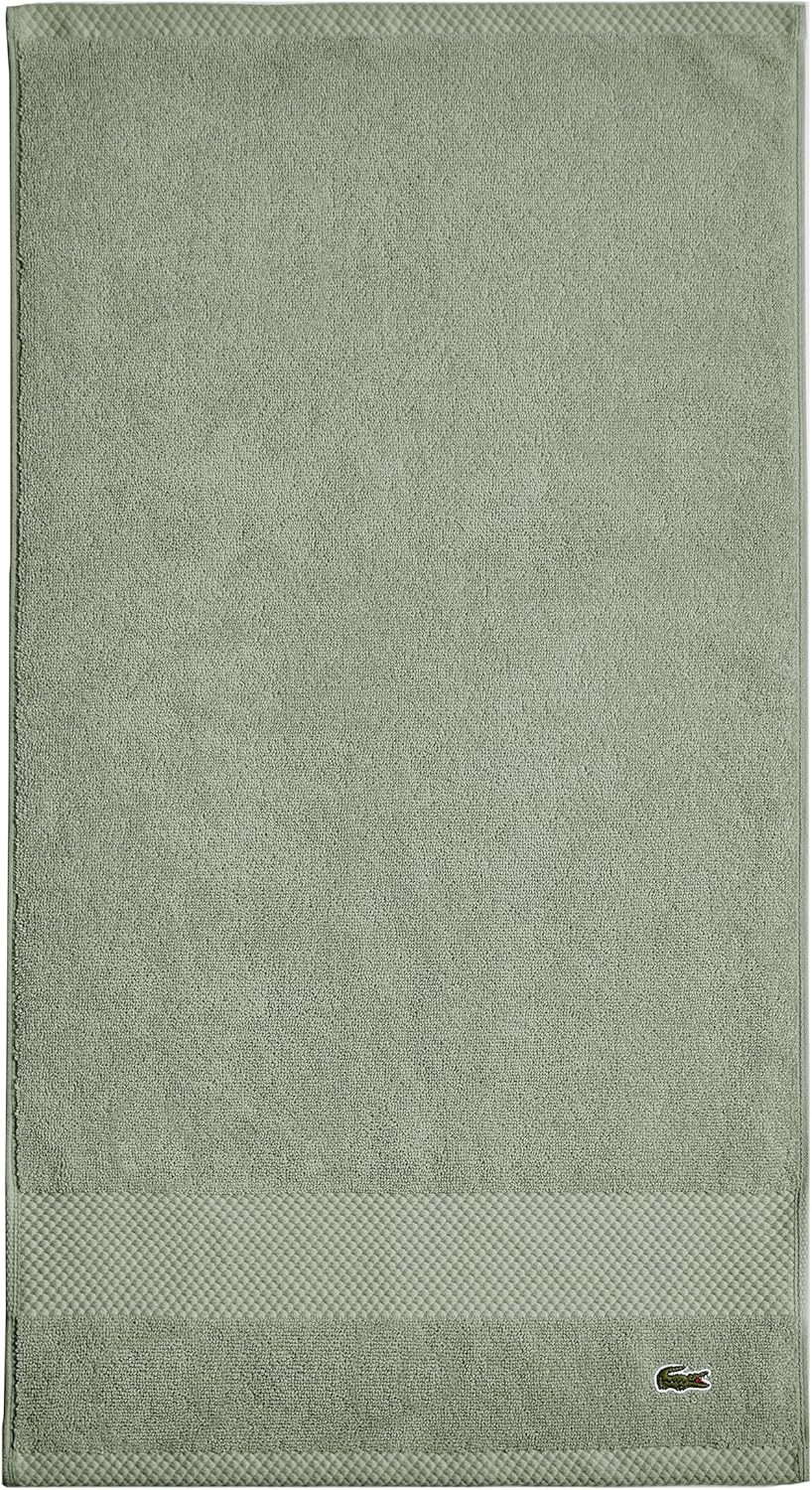 Lacoste Heritage Supima Cotton Bath Towel, Meteorite, 30" X 54"