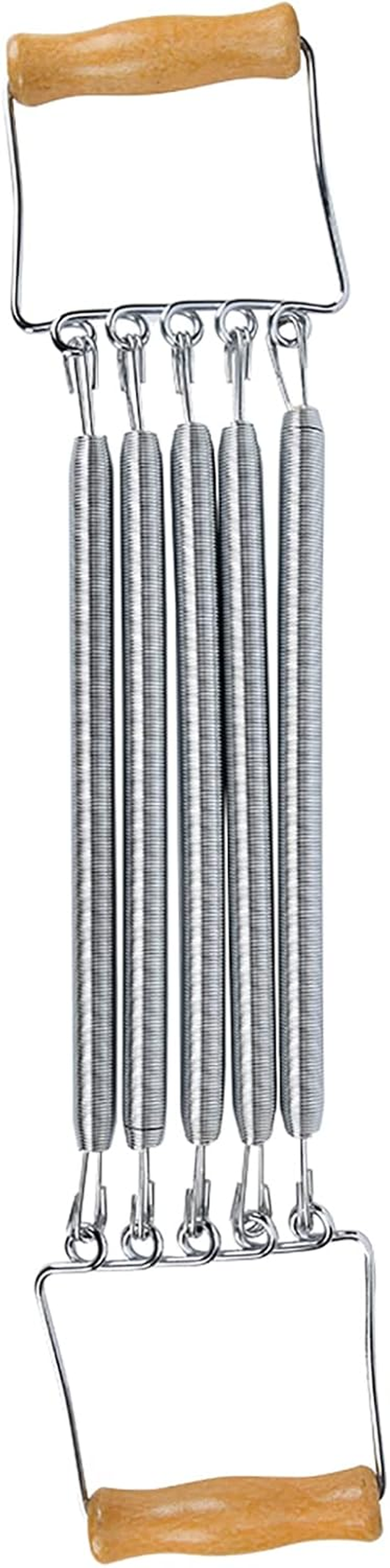 Chest Developer, Spring Chest Expander, Wooden Handle Removable Spring Chest Expander Developer Household Exercise Muscle Fitness Equipment image number 4