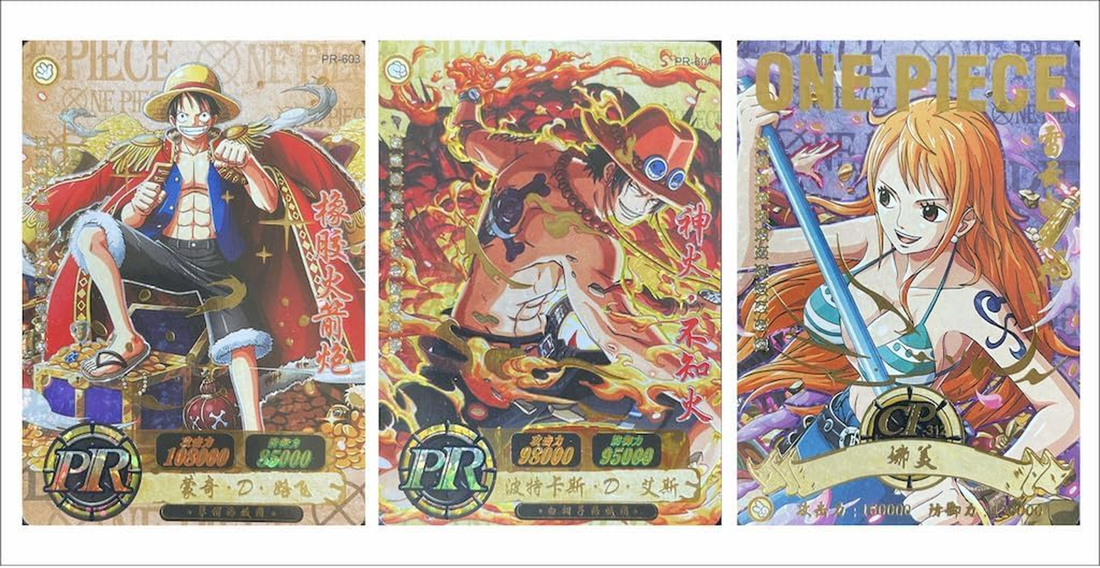 Anime Trading Cards: One Piece Collectable Trading Cards - Assorted Collectable Cards - Booster Pack Box - Booster Packs - S1-D (30 Packs) image number 1