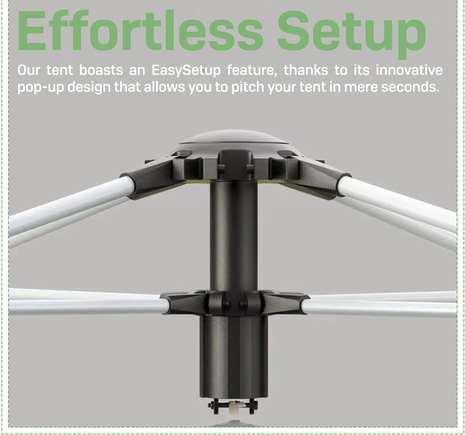 3/5-Person Instant Tent with Porch Camping Gear for the Outdoors Fast Cabin Tent with Instant Setup Tent Pop up in 4 Minutes with Rainfly Backpack for Family Camping,Upgraded Ventilation image number 1