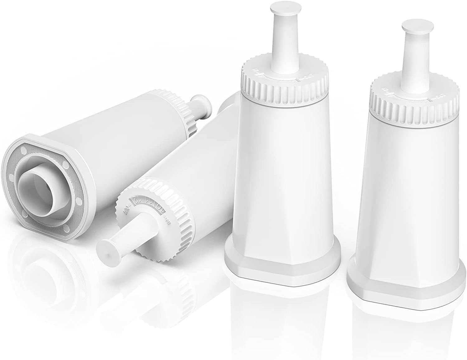 4 Pack Water Filter for Breville Claro Swiss Oracle Barista Express - Coffee Machine Water Filters for SES BES008 SES875 SES880, Compatible with 878/875/880/810/990/980/920, Not Work with BES500/SDC450/SDC400 image number 1