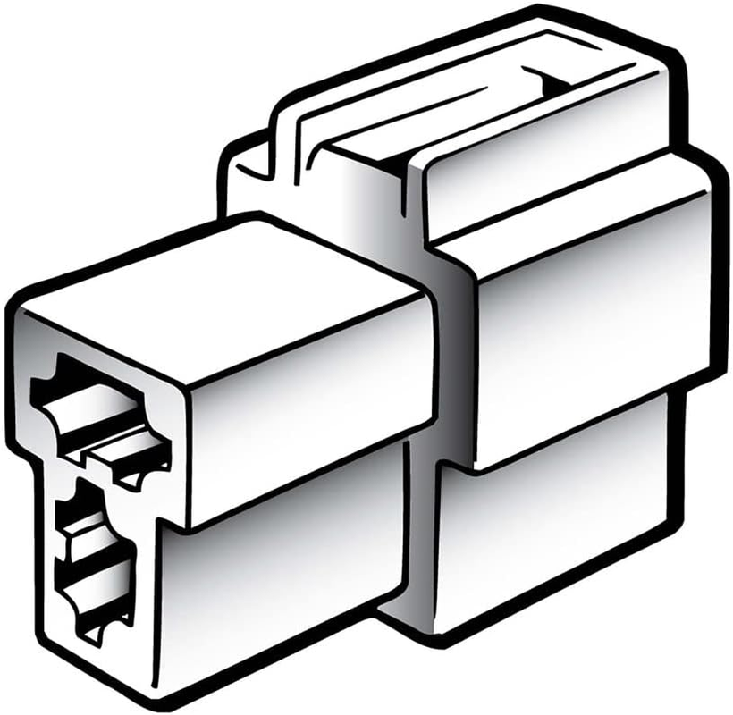 Narva 2 Way Female Quick Connector Housing 10-Pieces