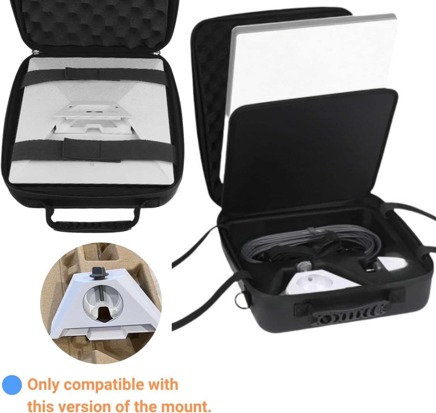 Starlink Mini Travel Case for RV Camping, Portable Waterproof Storage Bag with Shoulder Strap, Fits Starlink Mini Accessories and Pipe Adapter (Before May 2025) image number 1