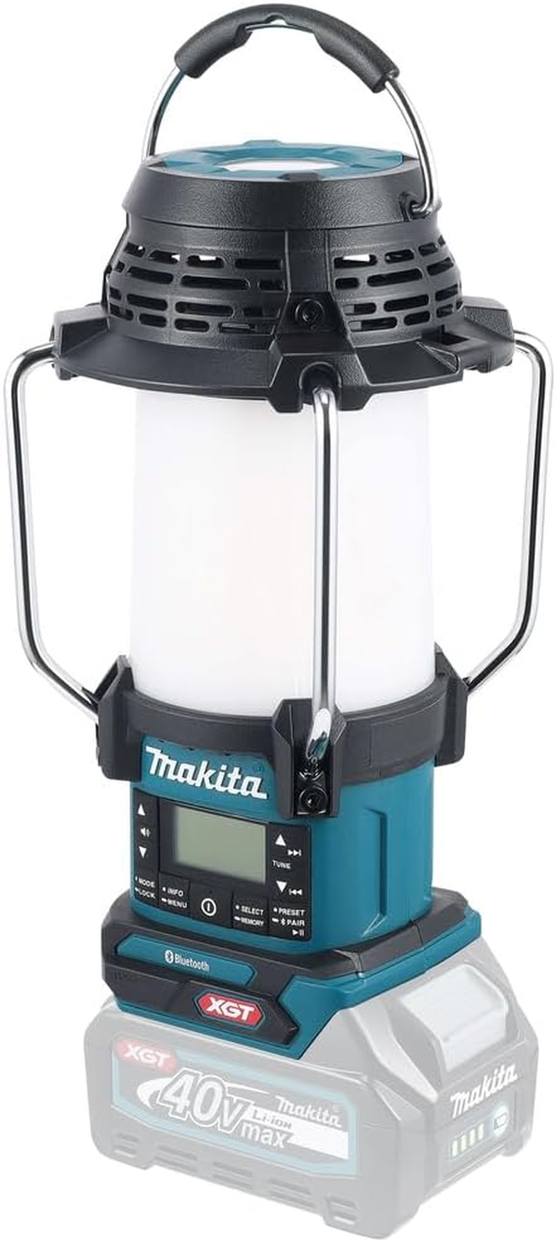 Makita 40V Bluetooth Digital Lantern Radio image number 6
