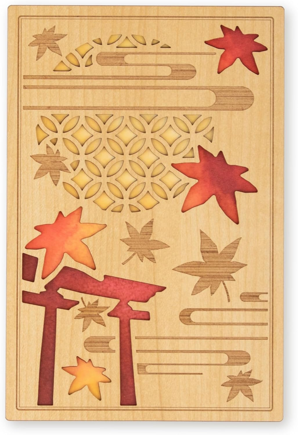 Crucial 24129CMO Goshuin Book, Autumn Leaves image number 1