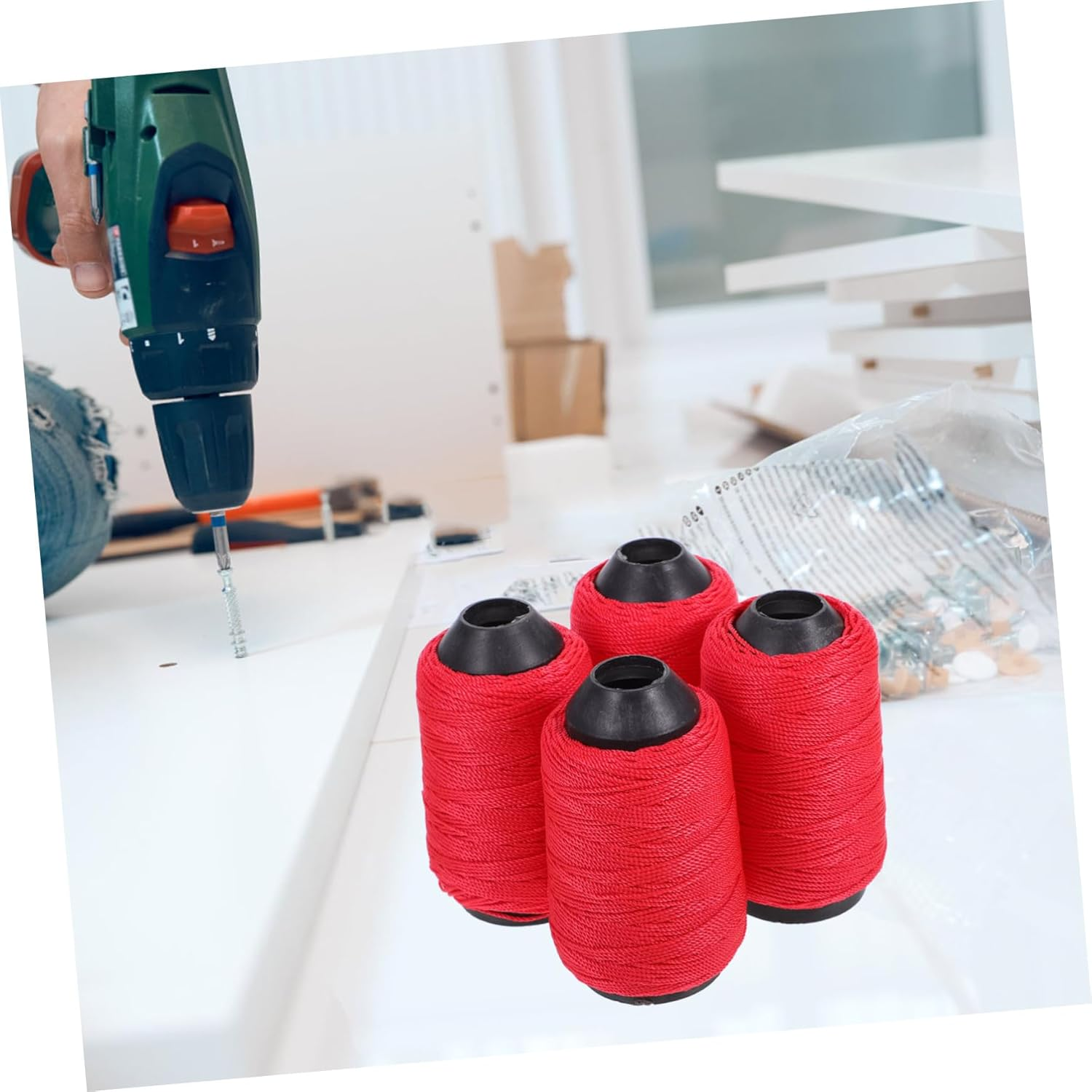 Sosoport 4Rolls Nylon Thread for Gardening Construction of Strong Twine for Plant Ties Tree Support Crafts image number 6