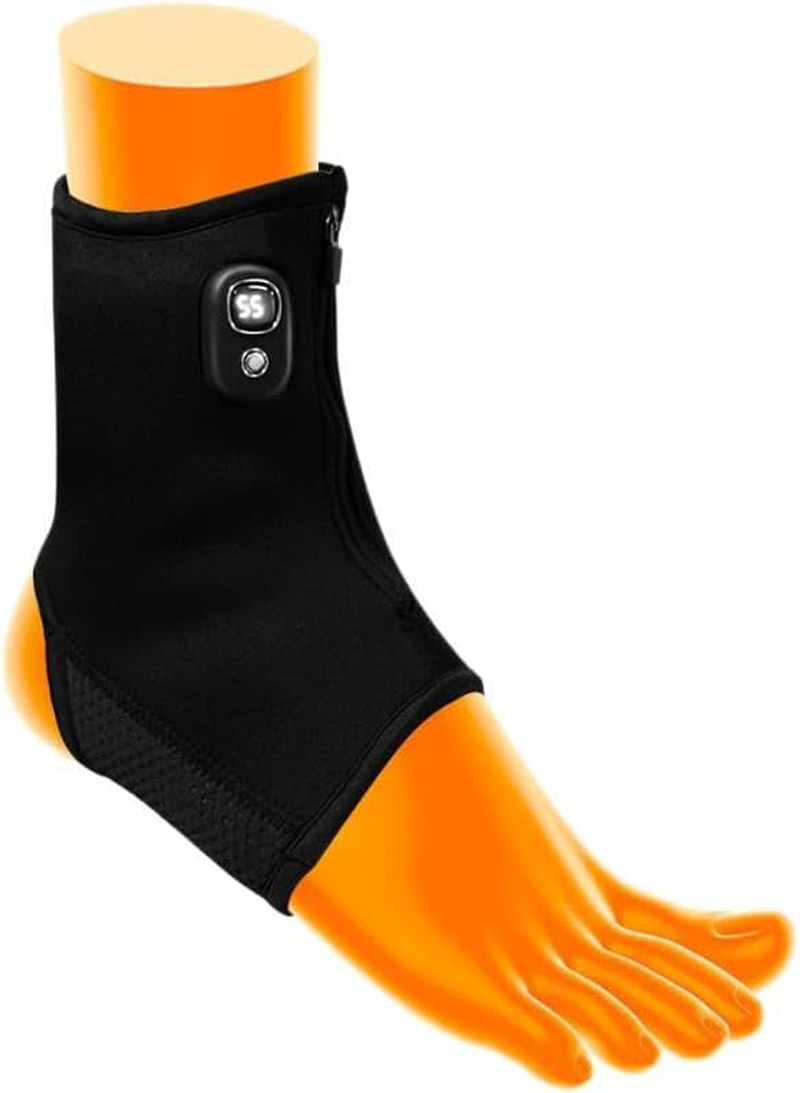 Heated Foot Warmer Five-Speed Adjustable Temperature,Heated Socks Rechargeable 3000 Mah,Ankle Warmers for Hunting, Camping, Hiking, Walking, Fishing, Cycling, Outdoor Work image number 4