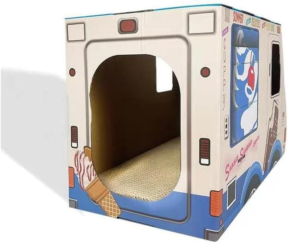 Zodiac Blue Ice Cream Van Cat Scratchers image number 1