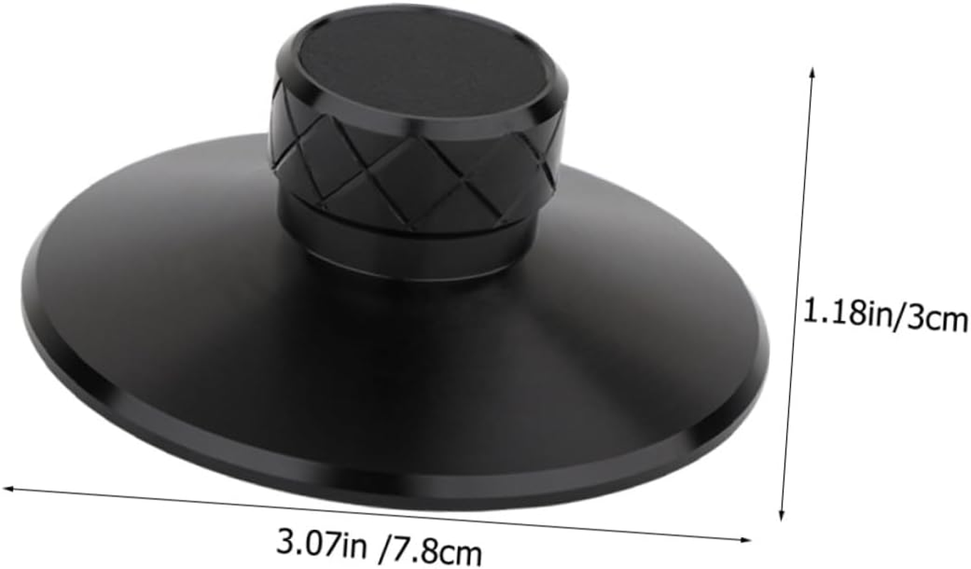 KOMBIUDA Vinyl Record Weight Clamp Professional Turntable Accessory Aluminum Magnesium Alloy Sturdy Stabilizer for Accurate Audio Quality in Home Audio Systems image number 6