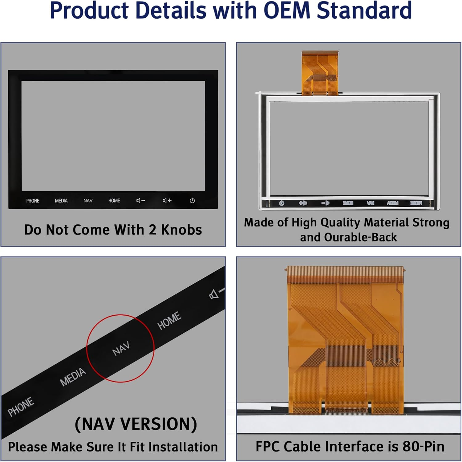 LEMON SHARK 8" Touch Screen LCD Display Radio Navigation NAV Version for Mitsubishi Outlander Sport/Asx 2019 2020 2021 2022 Replace# 8740A104, 8740A046, 8740A100, 8740A103, 8740A121, 8740A125 -TP image number 6