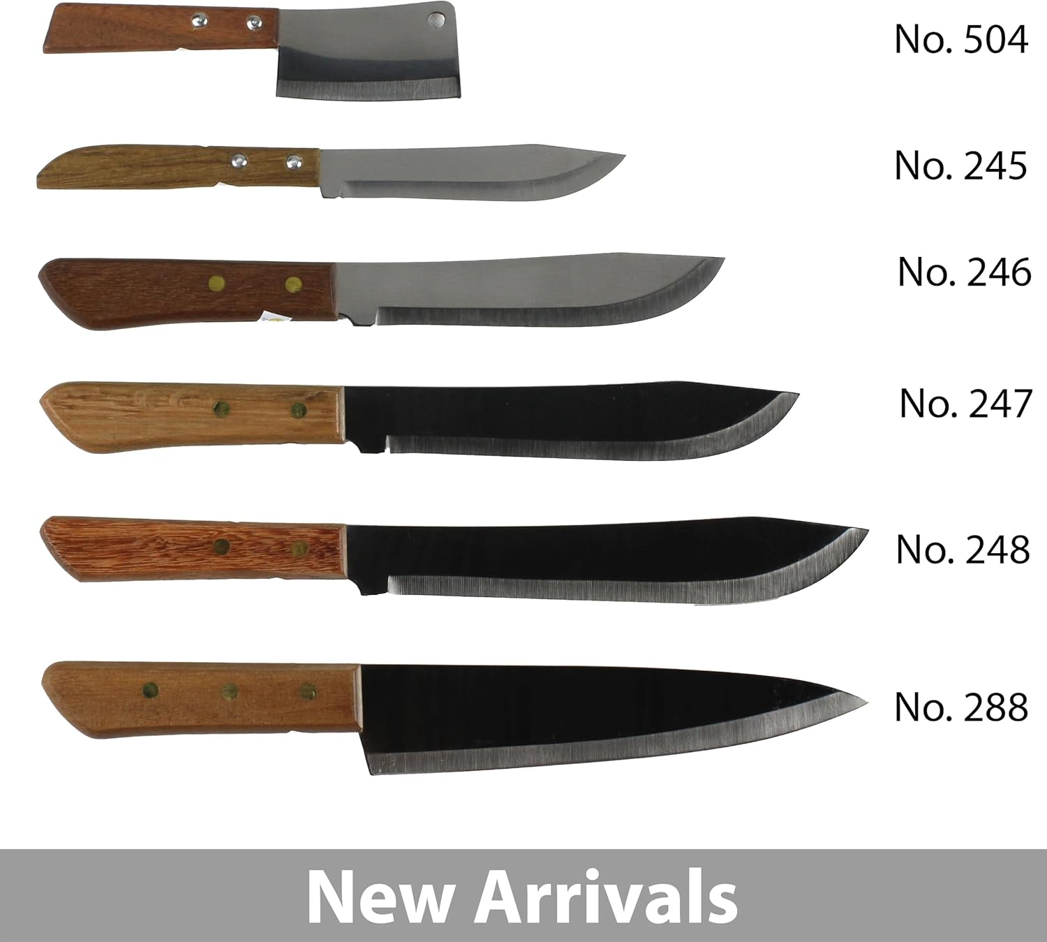 Kiwi Brand Stainless Steel 8 Inch Thai Chef'S Knife No. 21 image number 1