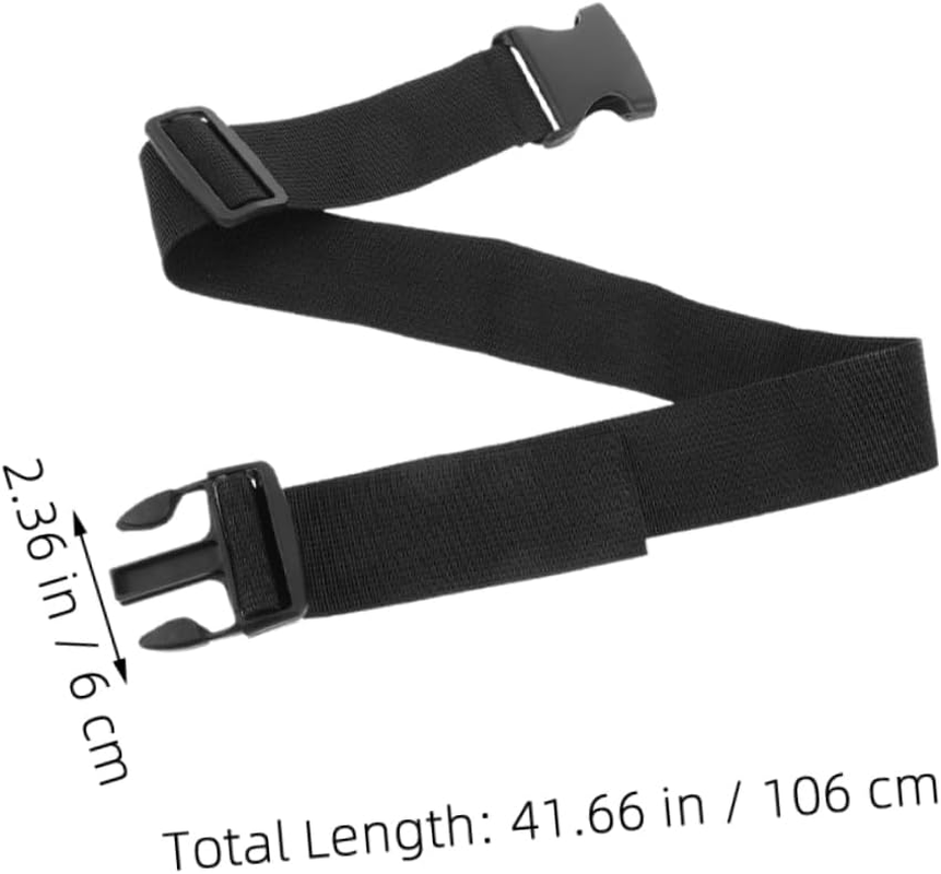 LOORGVEL 2Pcs Luggage Strap Buckle Utility Belt Straps for Travel Suitcases Fanny Pack Extender Luggage Belt Suitcase image number 5