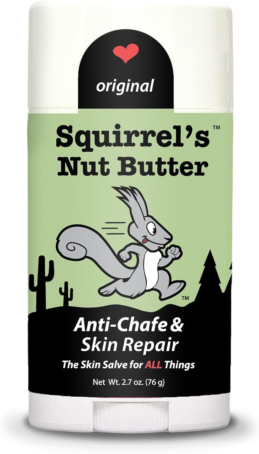 Squirrel'S Nut Butter anti Chafe Stick | All Natural Chafe Prevention & Skin Care for Athletes, Runners & Adventurers | Thighs, Arms, Pack Straps & More | 2.7 Oz image number 1