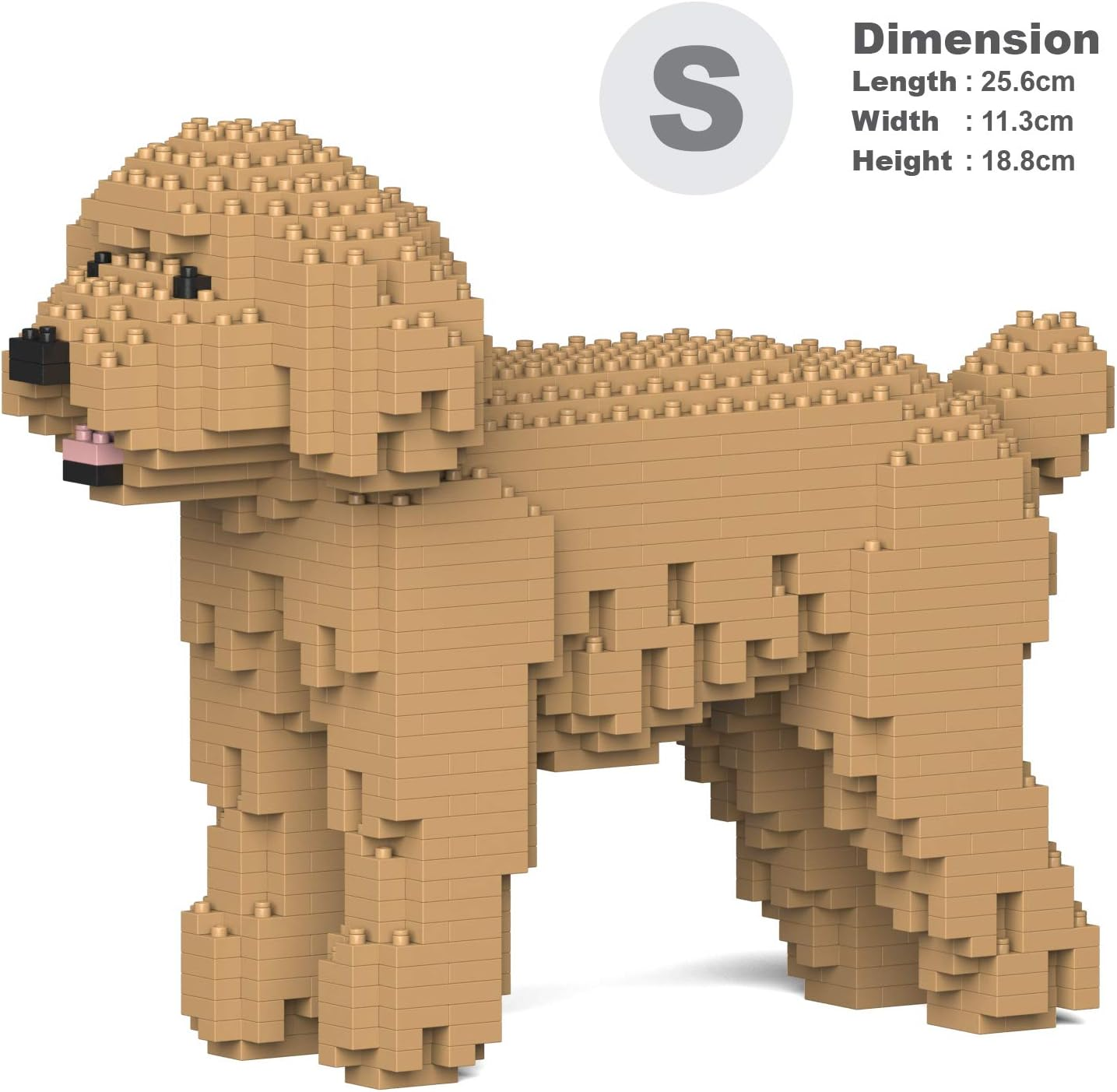 Jekca Animals - Toy Poodle Fawn 18Cm image number 1