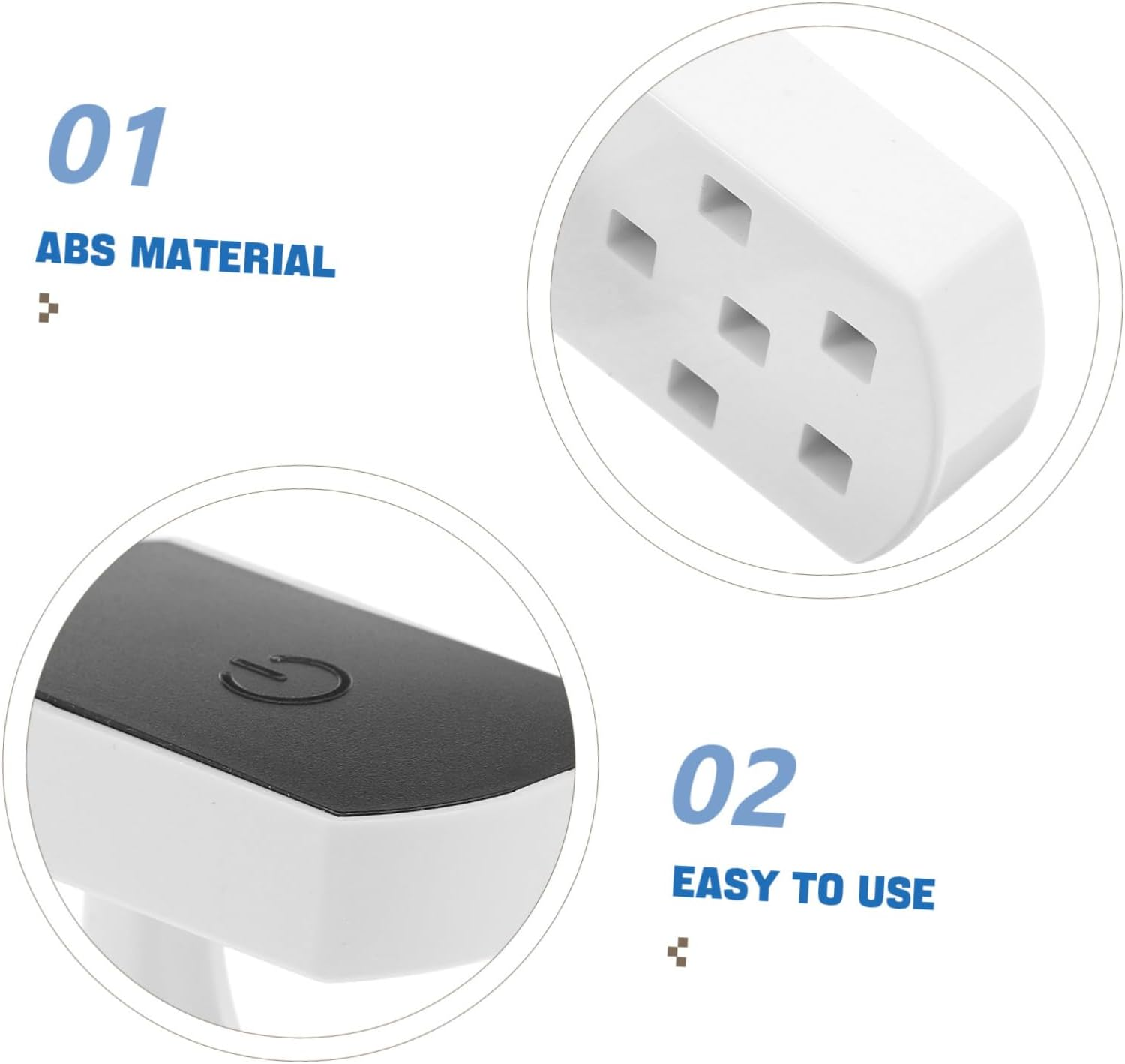 MOTHNUR 2Pcs Portable Mini UV Nail Lamp LED Nail Curing Dryer Compact USB Rechargeable Manicure Light for Home Travel Gel Polish Compatible Efficient Low Energy Consumption image number 2