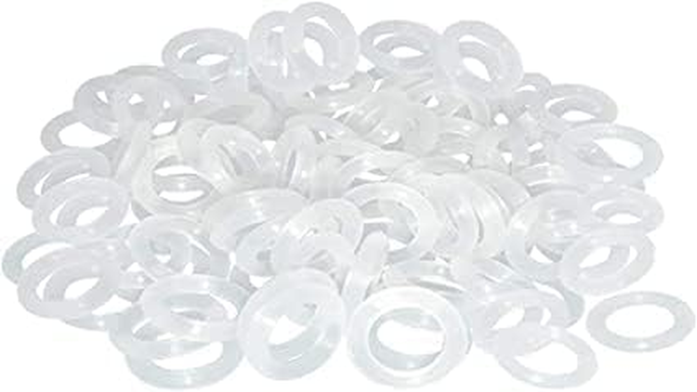 150Pcs Rubber O-Ring Switch Dampeners Keycap White for Cherry MX Key Switch Keyboards Dampers image number 4