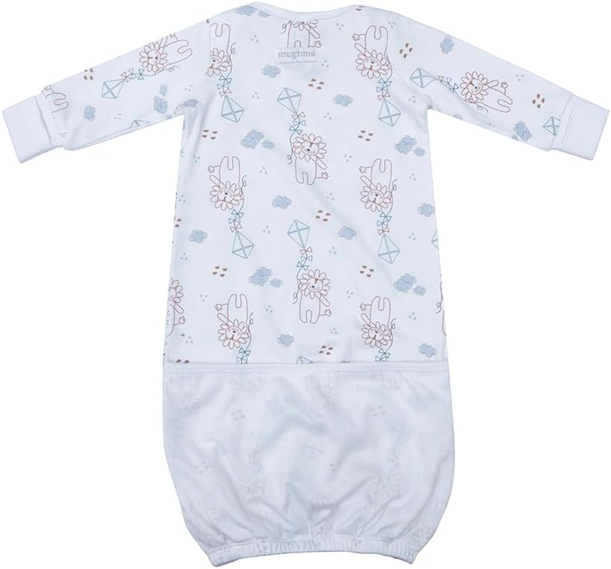 Snugtime Lion Print Long Sleeve Sleeping Bag for Newborn Baby, Size 000 image number 3