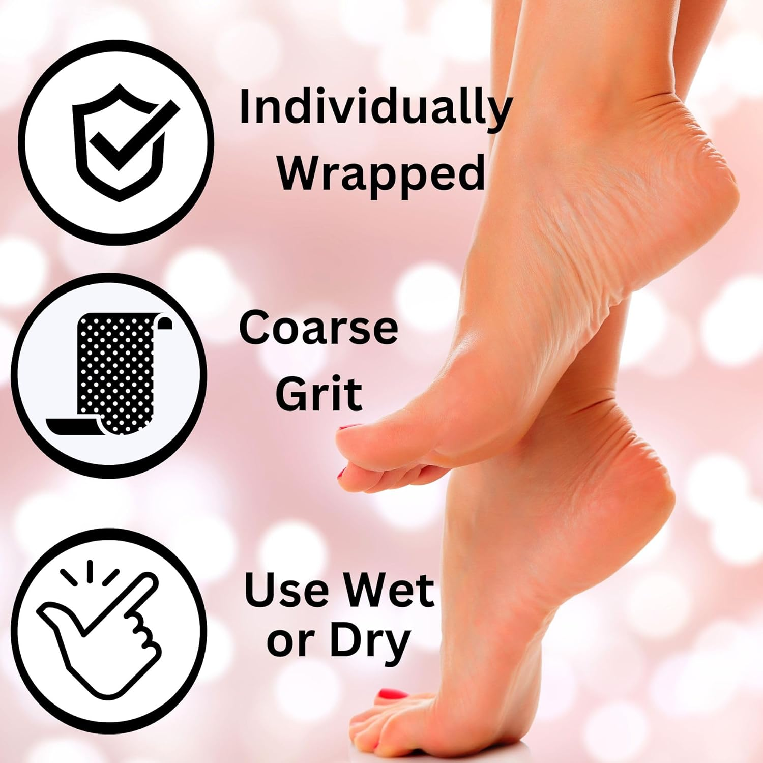 Mr. Pumice Mr. Pumice Purple Pumi Bar, Extra-Coarse Callus Remover, Pedicure Stone & Ped File Scrubber for Smooth Feet and Heels, 6 Count